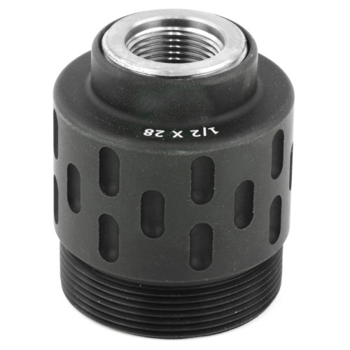 Gemtech Threaded Rear Mount, 1/2X28, Black Finish 12172