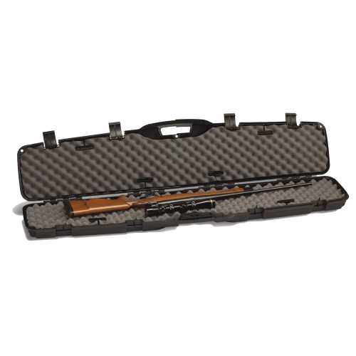 Plano Pro Max Single Rifle Case, 52"x3.75"x9.25" Interior Dimensions, Black 153101