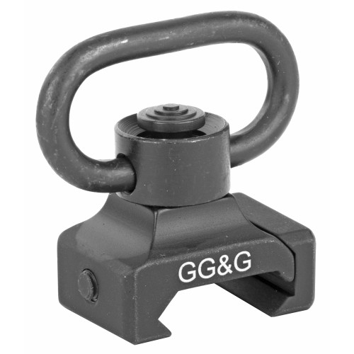 GG&G, Inc. Quick Detach Sling Thing For Dovetail, Heavy Duty Enhanced Quick Detach Sling Swivel, Fits AR-15, Picatinny, Black Finish GGG-1271HD