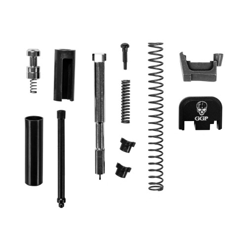 Grey Ghost Precision Slide Completion Kit for G17, G19, G26, G34, Gen 1-4, Minus Recoil Rod Assembly GGP-SCK-G17G19