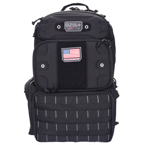 GPS Tactical, Range Bag, Black, Soft, Tall GPS-T1913BPB