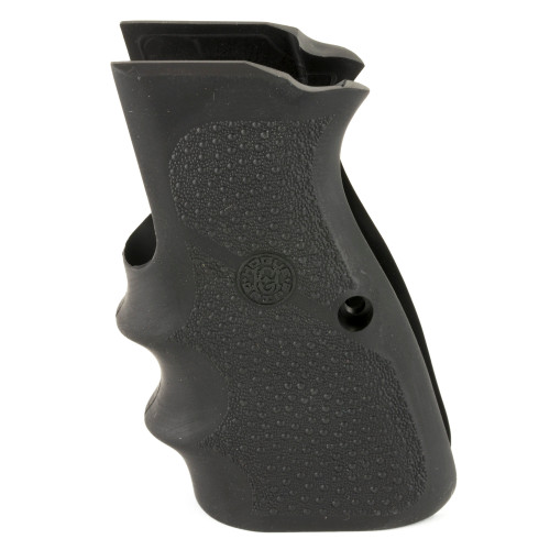 Hogue Grip, Browning Hi-Power, Rubber, Finger Groove, Black 09000