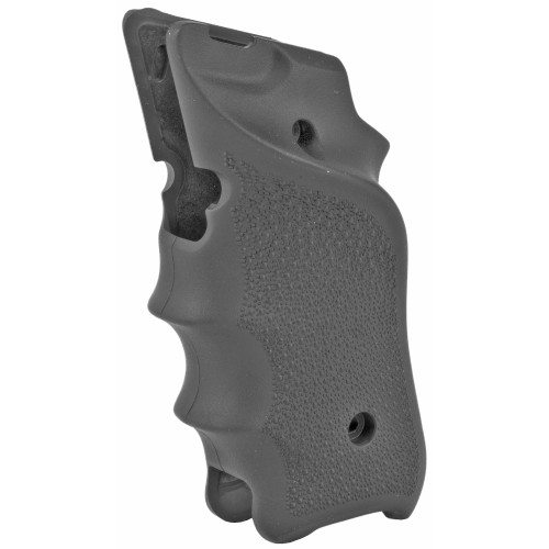 Hogue Rubber Grips, Finger Grooves and Right Hand Thumb Rest, Fits Ruger Mark IV, Black 79060