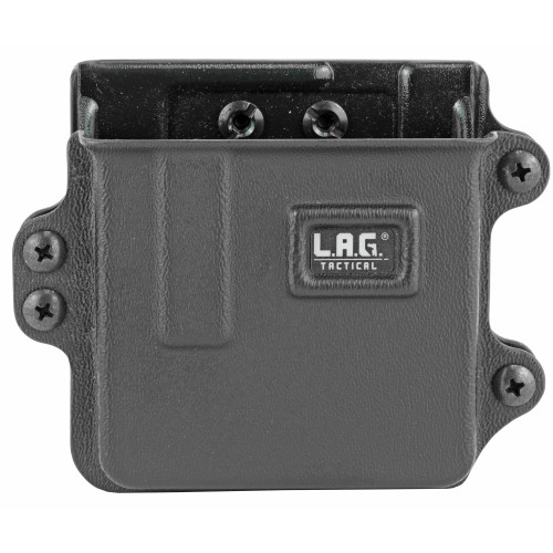 L.A.G. Tactical, Inc. Single Rifle Magazine Carrier, Fits AR-10 Magazines, Kydex, Black Finish 35001