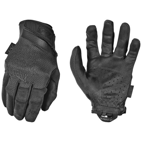 Mechanix Wear Gloves, Large, Black, Specialty 0.5mm Covert MSD-55-010