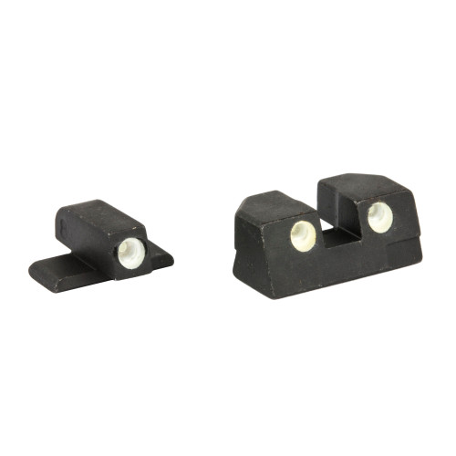 Meprolight Tru-Dot, Tritium Sight Set, Green Front/Green Rear, Fits Sig Sauer 9MM/357SIG P Series Except P365XL 0101103101