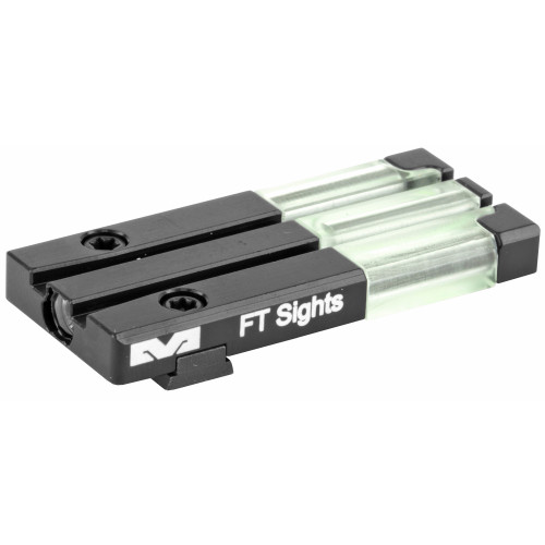 Meprolight Fiber-Tritium Bullseye, Tritium Rear Sight, Green, For Glock - All Models Except 42, 43, 43X, 48 0631013108
