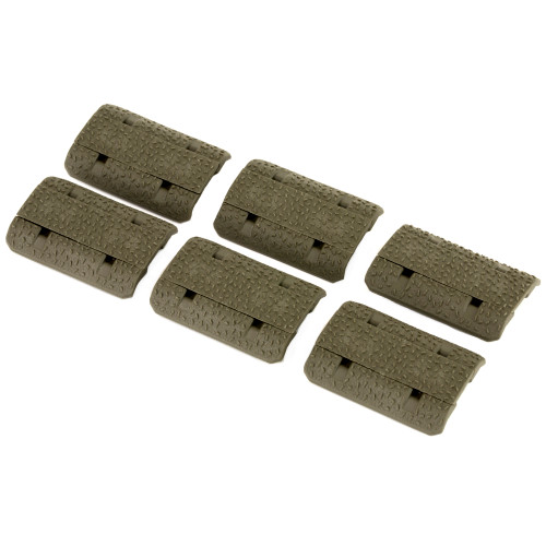 Magpul Industries M-LOK Rail Covers, Type 2 Rail Cover, Includes 6 panels each covering one M-LOK slot, Fits M-LOK, Olive Drab Green MAG603-ODG