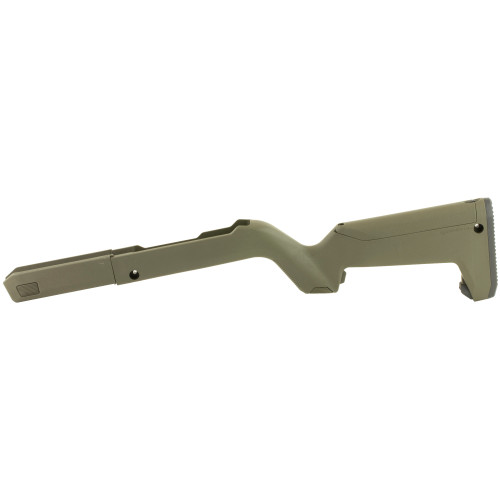 Magpul Industries X-22 Backpacker Stock, Fits All Ruger 10/22 Takedowns, Including 10/22 Takedowns With Tactical Solutions SB-X Barrels, MOE SL Non-Slip Rubber Butt Pad, Storage Compartment Fits 3-10Rd Magazines, OD Green MAG808-ODG