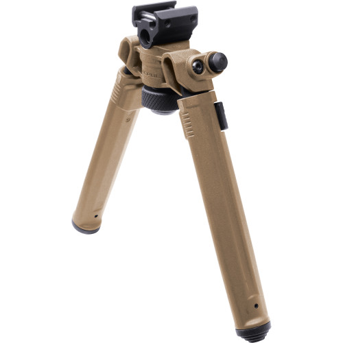 Magpul Industries Bipod, Hard Anodized 6061 T-6 Aluminum, Fits 1913 Style Picatinny Rails, 6.3"-10.3" Length, Weight 11oz, Flat Dark Earth MAG941-FDE