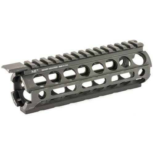 Midwest Industries MI AR-15/M16 M-Series Two Piece Drop-In Handguard, M-LOK compatible, Carbine Length, Fits AR-15 Rifles, Black MI-17M