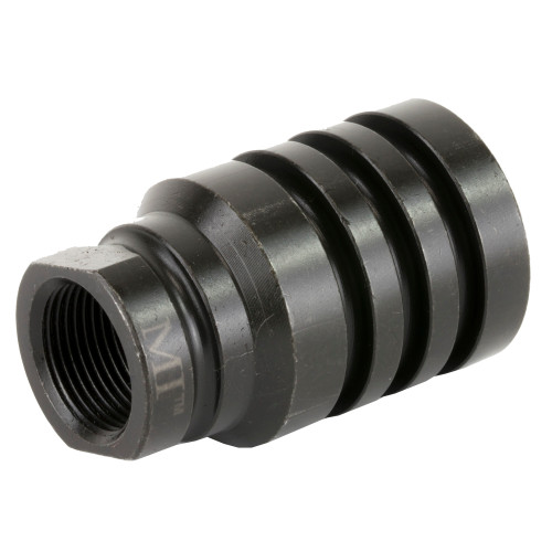 Midwest Industries Blast Diverter, 5/8-24 Threads, Fits 30 Caliber Pistols or Rifles, Linear Comp Design Diverts Muzzle Blast Forward, Black Finish MI-30PBD