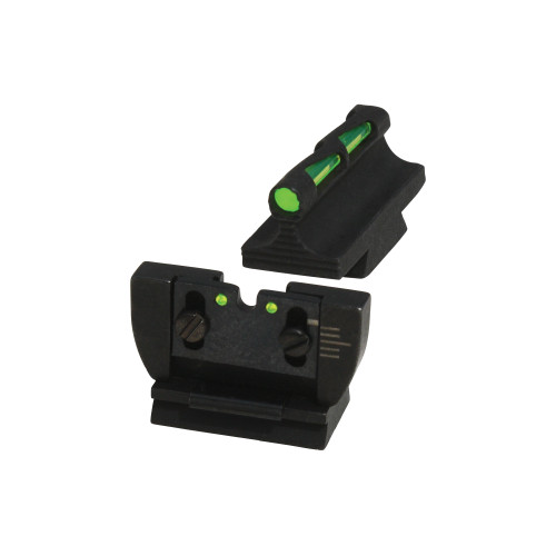 Hi-Viz Litewave Sight, Fits Rug 10/22, 3 Color Red, White, Green, Front/Rear RG1022