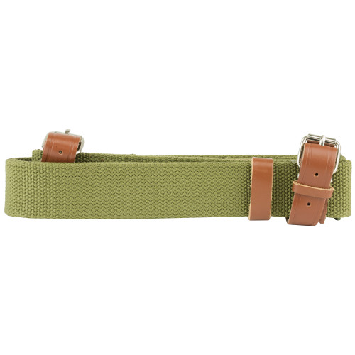 NCSTAR Mosin Nagant Sling, Green, 39" Length (Fully Extended), 2-Point AAMNS