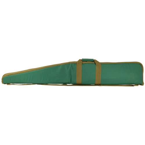 NCSTAR 2958 Series Shotgun Case, Green, Nylon, 54" Length, Metal Lockable Zipper Pulls, Includes Adjustable 2" Shoulder Strap with Shoulder Pad CVSHG2958-54