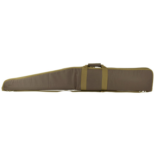 NCSTAR 2958 Series Shotgun Case, Brown, Nylon, 54" Length, Metal Lockable Zipper Pulls, Includes Adjustable 2" Shoulder Strap with Shoulder Pad CVSHW2958-54
