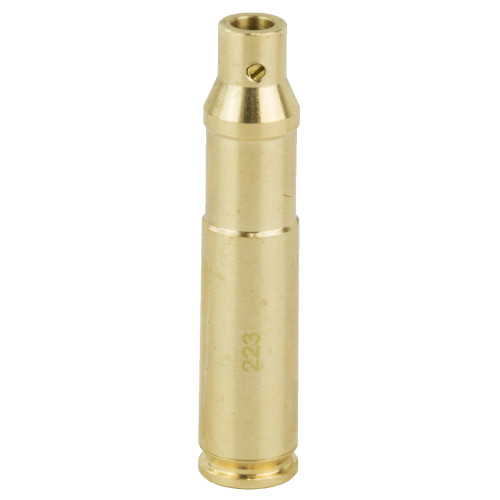 NCSTAR .223REM Laser Cartridge Bore Sighter, Brass Finish, Fits .223 Remington Chambers TLZ223