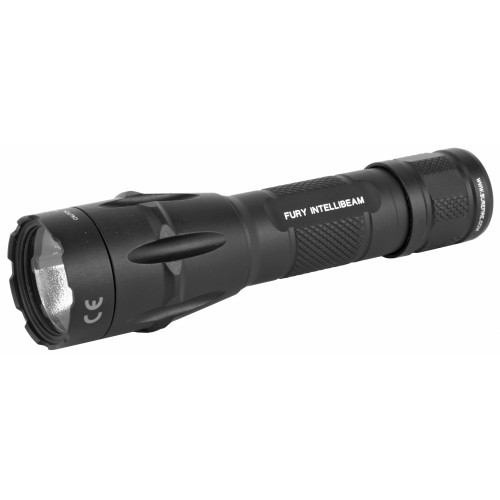 Surefire Fury Dual Fuel Intellibeam Flashlight, 1500 Lumens, Black FURY-IB-DF