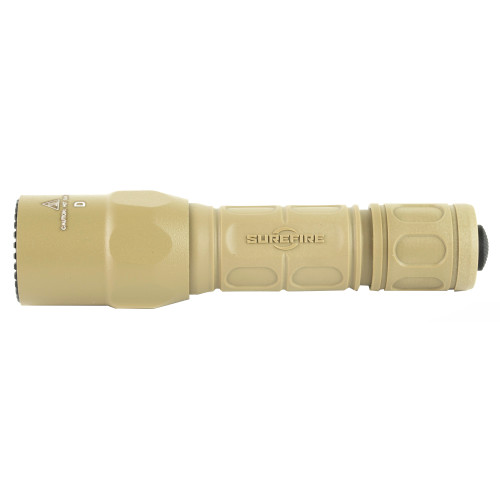 Surefire G2X Pro Flashlight, Dual-Output LED, 15/600 Lumens, Constant-On Click-Type Tailcap Switch, Tan G2X-D-TN