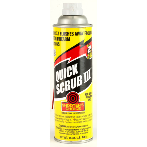 Shooter's Choice Quik Scrub III, Liquid, 15oz, Cleaner/Degreaser, Aerosol Can SHF-DG315