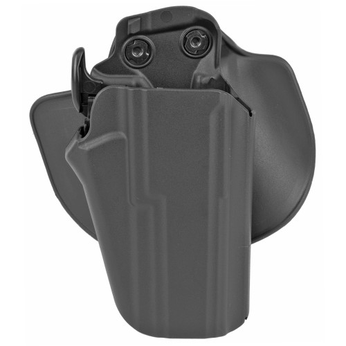 Safariland 578 GLS, Pro-Fit, Wide Frame Holster, Right Hand, Plain Black, Long Slide (Similar to GL34, 35, 17L), Paddle & Belt Loop Combo 578-450-411