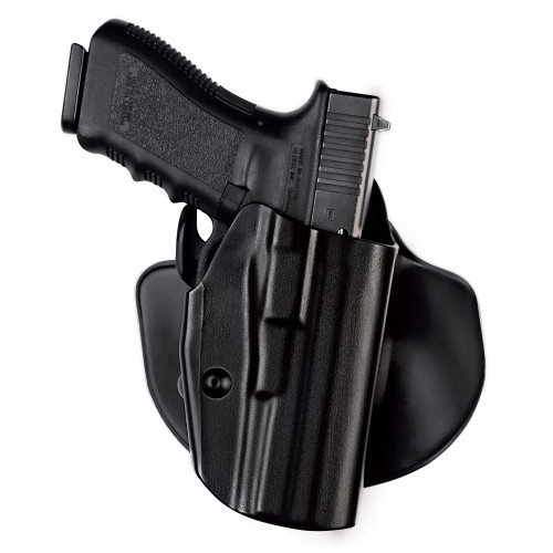 Safariland 578 GLS, Pro-Fit, Wide Frame Holster, Right Hand, Plain Black, Standard (Similar to GL17, 20, 37), Slide Paddle & Belt Loop, SafariSeven Material 578-750-411