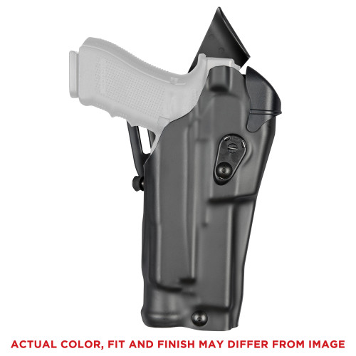Safariland Model 6390RDS ALS Mid-Ride Level I Retention Duty Holster, Fits Glock 17 w/Light, Right Hand, STX Tactical Black Finish 6390RDS-832-131