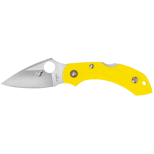 Spyderco Dragonfly 2 Salt, 2.25" Folding Knife, Lightweight, H-2 Steel, Yellow C28PYL2