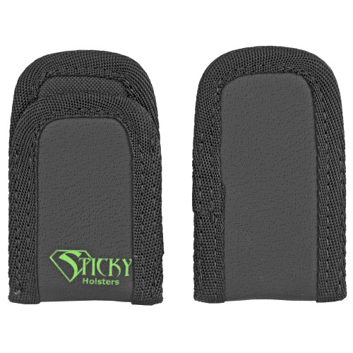 Sticky Holsters Mini Mag Sleeve, Magazine Pouch, Ambidextrous, Single Stack Mag, Black Finish MMS