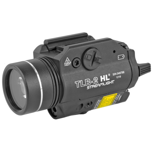 Streamlight TLR-2 HL, Tac Light, With Laser, C4 LED, 1000 Lumens, Strobe, Red Laser, Laser Sight, Black 69261