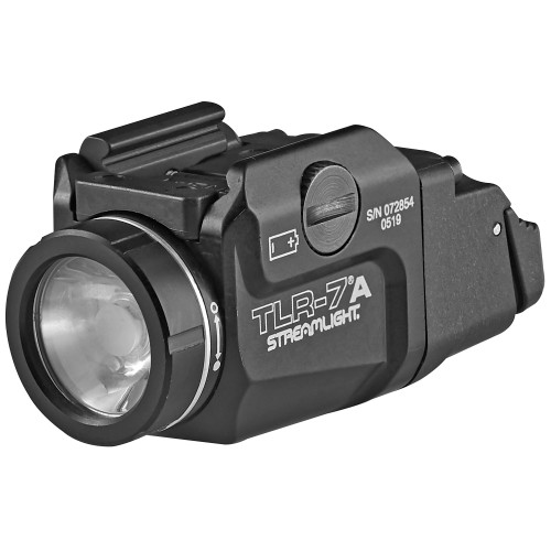 Streamlight TLR-7A Flex, 500 Lumens, 1.5 Hour Runtime, Comes with High and Low Switch and (1) CR123A Lithium Battery, Black 69424