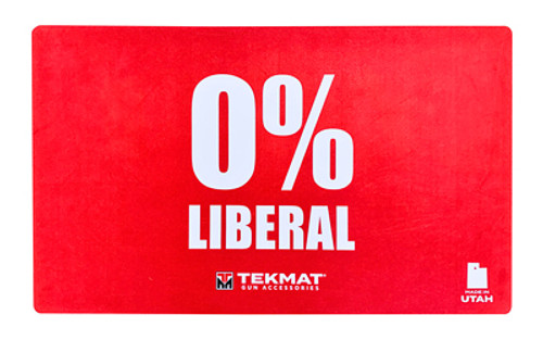 TekMat Door Mat, Zero Percent Liberal, Red, 25"x42" TEK-42-LIBERAL