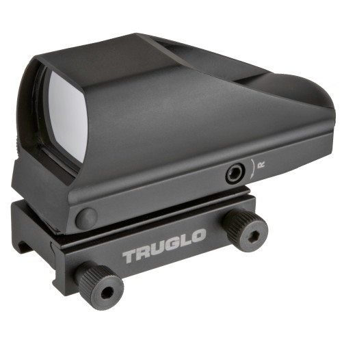 Truglo TRU-BRITE Dual Color Single Reticle, Red/Green Dot, 1X, Black, 5 MOA, Anti-Reflection Coating on Target Side, Parallax Free from 30 Yards, CR2032 Battery Included TG-TG8385B