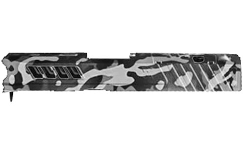 True Precision Axiom Slide, Black DLC, RMS Optic Cut & Cover Plate, Fits Glock 43/43X TP-G43S-BC-RMS