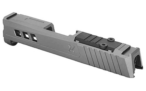 True Precision Axiom Slide, Stealth Grey, RMS Optic Cut & Cover Plate, Fits Sig P365 TP-P365S-A-RMS