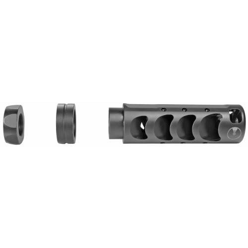 Ultradyne USA Apollo MAX Compensator Muzzle Brake with Timing Nut AR-10 6.5, 5/8"-24 Thread, .975 Outside Diameter, Steel Nitride Finish UD10260