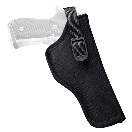 Uncle Mike's Hip Holster, Size 4, Fits Large Revolver With 8.5" Barrel, Right Hand, Black 81041