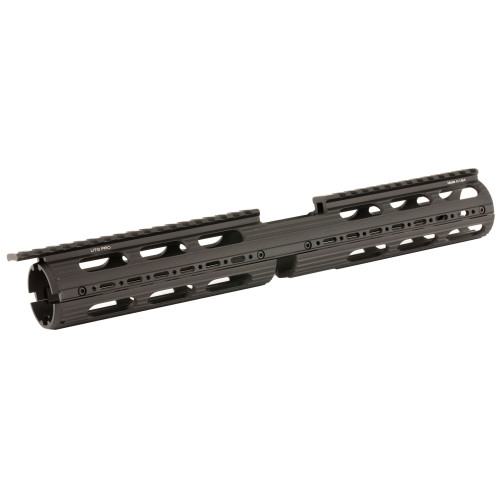 Leapers, Inc. - UTG Model 4/15 Quad Rail, Fits AR Rifles, Carbine Length, with Front Extension, Black MTU015