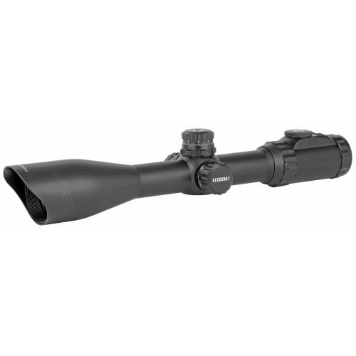 Leapers, Inc. - UTG AccuShot, Rifle Scope, 3-12X 44, 30MM Rings, 36-Color Mil-Dot Reticle, Black SCP3-U312AOIEW