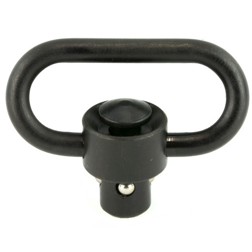 Leapers, Inc. - UTG Sling Swivel, 1.38", Push Button Quick Detach, Black TL-QDSW18