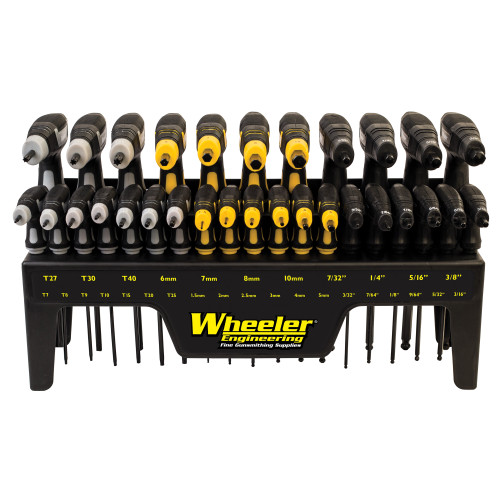 Wheeler P-Handle, Tool, 30pc Driver Set, SAE/Metric/Torx, Black/Yellow/Grey Finishes 1081957