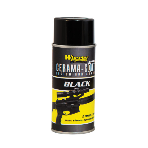 Wheeler Cerama-Coat Firearm Finish Restoration, 4oz, Aerosol, Black 468993