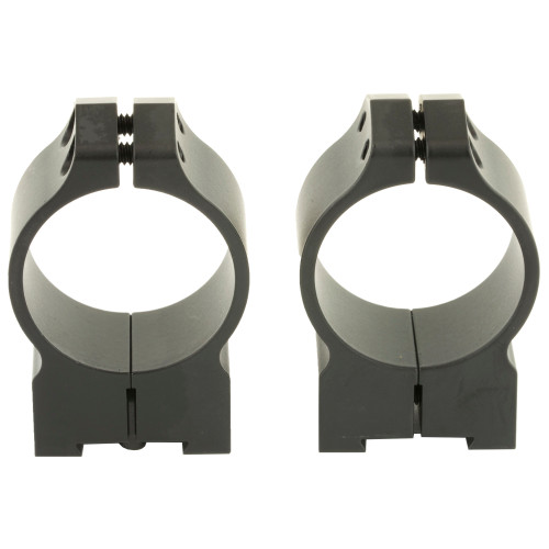 Warne Permanent Attached Fixed Ring Set, Fits Tikka Grooved Receiver, 30mm Medium, Matte Finish 14TM