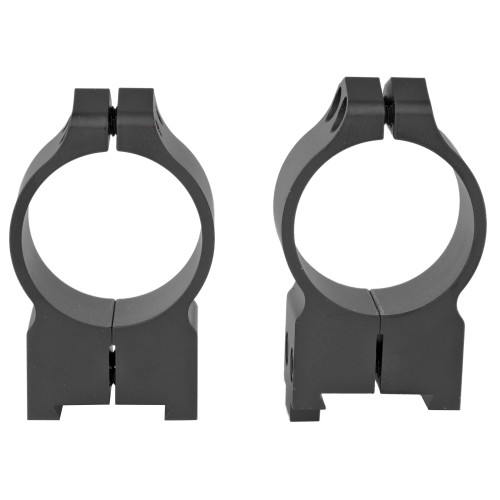 Warne Permanent Attached Fixed Ring Set, Fits CZ 550/557 19mm Grooved Receiver, 30mm High, Matte Finish 15BM