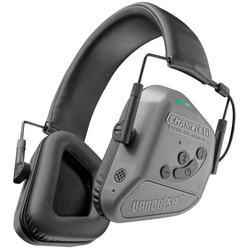 Champion Traps & Targets Vanquish Pro BT Electronic Earmuff, Gray 40980