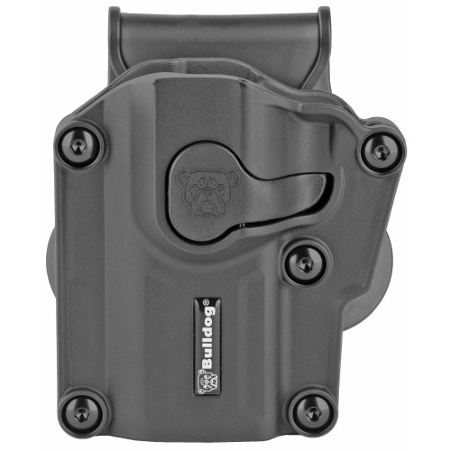 Bulldog Cases Max Multi-Fit Polymer Holster w/ Paddle, Left Hand, Black MX-001L