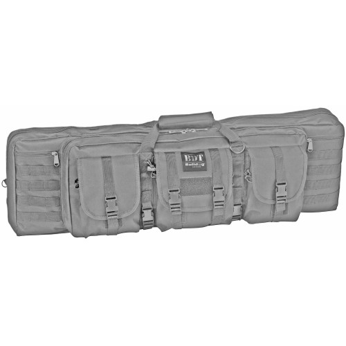 Bulldog Cases Tactical, Rifle Case, Seal Gray, 37", Nylon BDT40-37SG