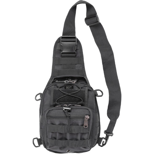 Bulldog Cases "Go" Sling Bag, X-Small, Black, Nylon BDT407B