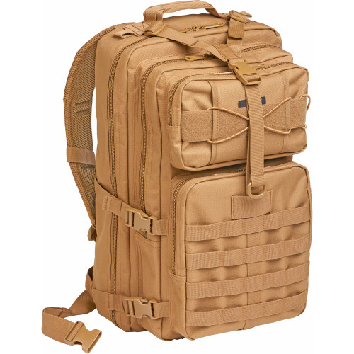 Bulldog Cases "2 Day" Ranger/Computer Backpack, Tan, Nylon BDT411T