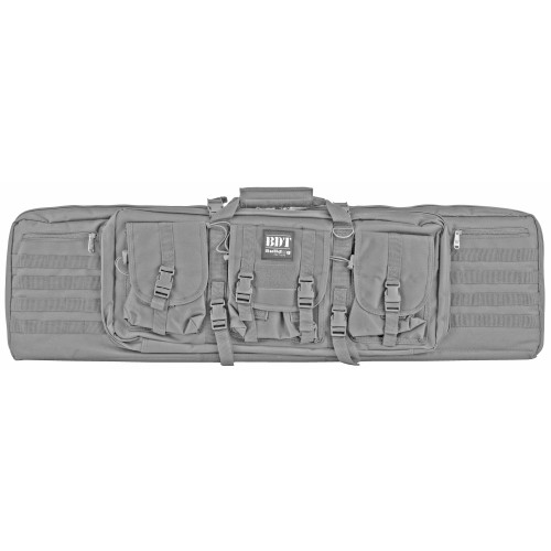 Bulldog Cases Tactical Double Rifle Case, Seal Gray, 43" BDT60-43SG